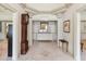 Inviting foyer showcasing elegant decor, marble floors, and classic architectural details that define the home's character at 3215 Greens Ave, Orlando, FL 32804