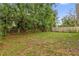 Expansive backyard featuring lush greenery, a well-maintained lawn, and a privacy fence at 339 Chinaberry Ave, Oviedo, FL 32765