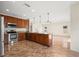Spacious kitchen featuring stainless steel appliances and a large island at 442 Churchill Ct, Kissimmee, FL 34759