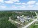 This aerial view shows a home nestled in a wooded neighborhood, offering both privacy and community at 527 Rio Grande Dr, Poinciana, FL 34759