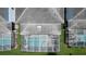 Aerial view of screened-in backyard pools, providing a private outdoor space at 9014 Stinger Dr, Davenport, FL 33896