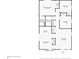 Layout of home showing bedrooms, bathrooms, kitchen, living room, and garage at 103 Gleason Cv, Sanford, FL 32773