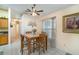 Cozy eat-in kitchen nook featuring a wooden table and natural light at 2063 Killinger St, Deltona, FL 32738