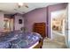 Beautiful main bedroom with neutral carpet and en suite bathroom at 2063 Killinger St, Deltona, FL 32738