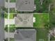 Aerial view of property lines, highlighting the home's layout, yard size, and location at 2620 Waterline St, Kissimmee, FL 34743