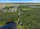 Picturesque aerial view of a lakefront property with lush greenery and water access, showcasing a serene and private setting at 2750 Lee Shore Loop, Orlando, FL 32820
