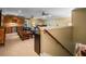 Finished basement features a wet bar, a large leather couch and staircase at 2750 Lee Shore Loop, Orlando, FL 32820