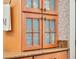 Close-up of bathroom cabinet with granite countertop and custom hardware at 2750 Lee Shore Loop, Orlando, FL 32820