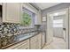 Well-lit kitchen featuring granite counters, mosaic backsplash, and stainless steel appliances at 2943 Slippery Rock Ave, Orlando, FL 32826