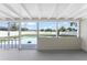 Enclosed patio space offers views of the pool and backyard at 3232 Butterfield St, Deltona, FL 32738
