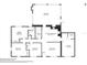 Detailed floor plan showcasing the layout of this home, including bedroom and kitchen dimensions at 6663 Nw 60Th St, Ocala, FL 34482