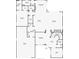 Detailed floor plan showcasing kitchen, living room, garage and other spaces layout at 8480 Adalina Pl, Orlando, FL 32827