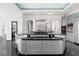 A gourmet kitchen with large center island and stainless steel appliances at 9138 Great Heron Cir, Orlando, FL 32836
