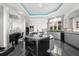 Modern kitchen with granite countertops, stainless steel appliances, and tile backsplash at 9138 Great Heron Cir, Orlando, FL 32836