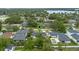Aerial view of a home nestled in a lush, green neighborhood, providing a serene and picturesque setting at 1328 Vassar St, Orlando, FL 32804