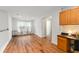 Bright living area featuring wood-look floors and neutral paint and decor at 14213 Turning Leaf Dr, Orlando, FL 32828