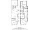 Detailed floor plan of the home's first and second levels at 16013 Tollington Aly, Winter Garden, FL 34787