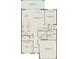 Floor plan showcasing the layout of the first story of the home at 2267 Mossy Vine Ave, St Cloud, FL 34771