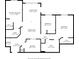 Detailed floor plan showcasing the layout of the home, including bedrooms, bathrooms, and living areas at 2821 Almaton Loop # 105, Kissimmee, FL 34747