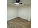 Empty bedroom with a ceiling fan and a closet space at 2864 Trenton Ln, Deltona, FL 32738