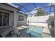 Private screened in splash pool and patio perfect for relaxation and entertaining at 3085 Tom Sawyer Dr, Kissimmee, FL 34746