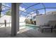 Private screened in splash pool and patio perfect for relaxation and entertaining at 3085 Tom Sawyer Dr, Kissimmee, FL 34746