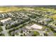 Scenic aerial view of the community, featuring lush landscaping and proximity to amenities at 3281 Saloman Ln, Clermont, FL 34711