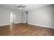 This bedroom features wood floors at 4519 Willamette Cir, Orlando, FL 32826