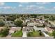 Features an elevated aerial view of a residential neighborhood under a bright sky at 5517 W Sacramento Ct, Orlando, FL 32821