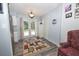 Cozy dining area with backyard access off the kitchen area at 881 Cedar Cir, Tavares, FL 32778