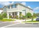 Attractive two-story home with a landscaped front yard at the corner of the street at 888 Wakulla Ln, Winter Springs, FL 32708