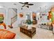 Bright and open living space connecting the kitchen, living, and dining areas, perfect for entertaining at 888 Wakulla Ln, Winter Springs, FL 32708
