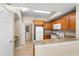 Modern kitchen featuring granite countertops and stainless steel appliances at 1101 Vintage Village Ln # 101, Ocoee, FL 34761