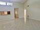 Spacious living room with tile flooring, high ceilings, and natural light at 1110 Woodbine Street, Fern Park, FL 32730