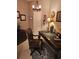 Comfortable home office featuring an executive desk, chair, and stylish decor at 1200 Ironsmith Dr # 508, Celebration, FL 34747