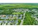 Aerial view of the neighborhood with lush trees, green spaces and homes at 1200 Ironsmith Dr # 508, Celebration, FL 34747