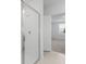 Modern bathroom featuring a glass-enclosed shower with tile walls and tile flooring at 1345 Griffon Ave, Lake Alfred, FL 33850