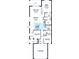 Detailed floor plan of home design featuring kitchen, owner's suite, and lanai at 1650 Key Bay Trl, Kissimmee, FL 34747