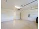 Spacious garage offers ample storage, clean lines and lighting at 223 Monterey St, Kissimmee, FL 34759