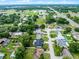 Discover an aerial view of a peaceful neighborhood surrounded by lush greenery and community amenities at 229 Marcum Trace Dr, Lakeland, FL 33809