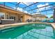 The screened-in pool offers a serene view and blends indoor and outdoor enjoyment at 2313 Pesaro Cir, Ocoee, FL 34761