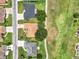 Birds eye view of a neighborhood including road and golf course at 2520 Nw 53Rd Avenue Rd, Ocala, FL 34482