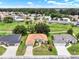 Beautiful aerial view of a home with mature landscaping in a vibrant community at 2520 Nw 53Rd Avenue Rd, Ocala, FL 34482