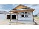 New home with garage and covered entrance under construction at 30124 Misty Pines Road, Mount Dora, FL 32757