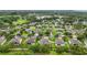 Aerial shot exhibiting residential area with well-manicured lawns and homes at 405 Courtlea Park Dr, Winter Garden, FL 34787