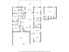 Detailed floor plan showcasing the layout of the house, including the location of rooms and measurements at 405 Courtlea Park Dr, Winter Garden, FL 34787