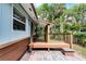 View of deck with seating area featuring a brick patio at 740 Florida Blvd, Altamonte Springs, FL 32701