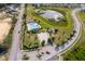 Aerial view of neighborhood pool and playground at 110 Claire Ln, Davenport, FL 33837