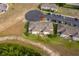 Aerial view of complex showing building with ample parking at 110 Claire Ln, Davenport, FL 33837