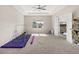 Bonus room complete with a tray ceiling, fan, window, and gymnastics equipment and is ready for a new use at 1113 Fieldstone Cir, Oviedo, FL 32765